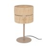 Lampka nocna stołowa abażurowa beżowa słomkowa boho nowoczesna minimalistyczna klasyczna dekoracyjna CALMA 16178 TK-LIGHTING